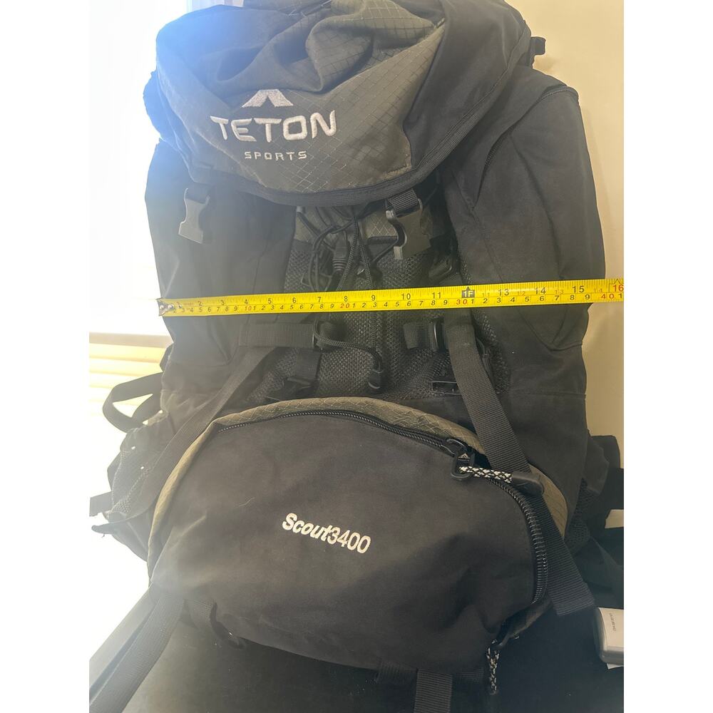 Teton Sports Scout 3400 Internal Frame Backpack Hunter Green - Picture 2 of 5
